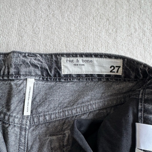 Rag & Bone Alex High Rise Straight Denim - Picture 6 of 6